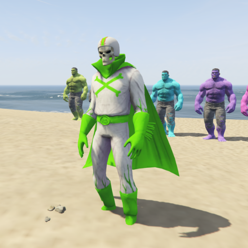 GTA 5 Mods Ghost Rider secret Wars GW Addon Ped