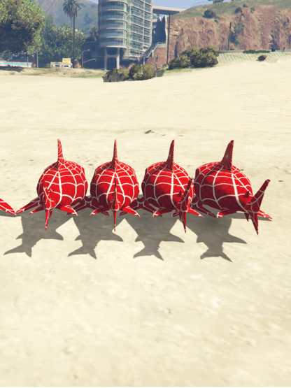 GTA 5 Mods Tiger shark Spider Addon Prop