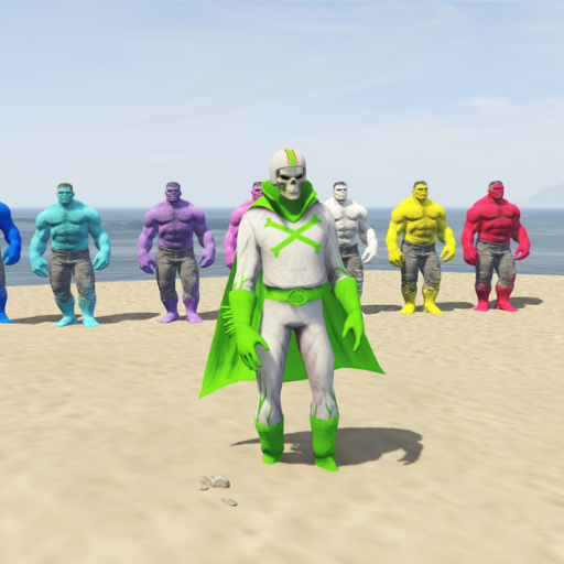 GTA 5 Mods Ghost Rider secret Wars GW Addon Ped