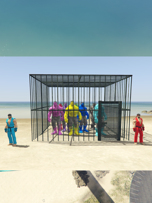 GTA 5 Mods Big CAGE Addon Prop