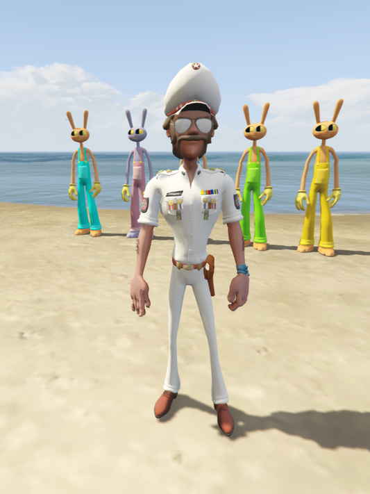 GTA 5 Mods CHINGAM SR White [Addon Ped]