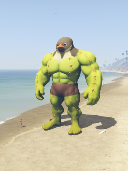 GTA 5 Mods DR Hulk Pinguin Statue Addon Prop