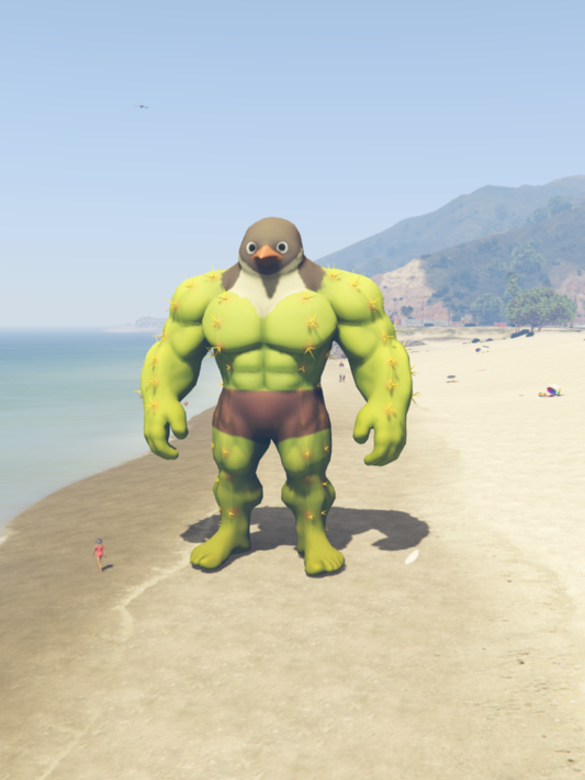 GTA 5 Mods DR Hulk Pinguin Statue Addon Prop