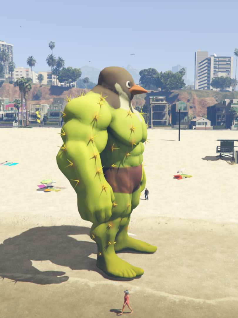 GTA 5 Mods DR Hulk Pinguin Statue Addon Prop