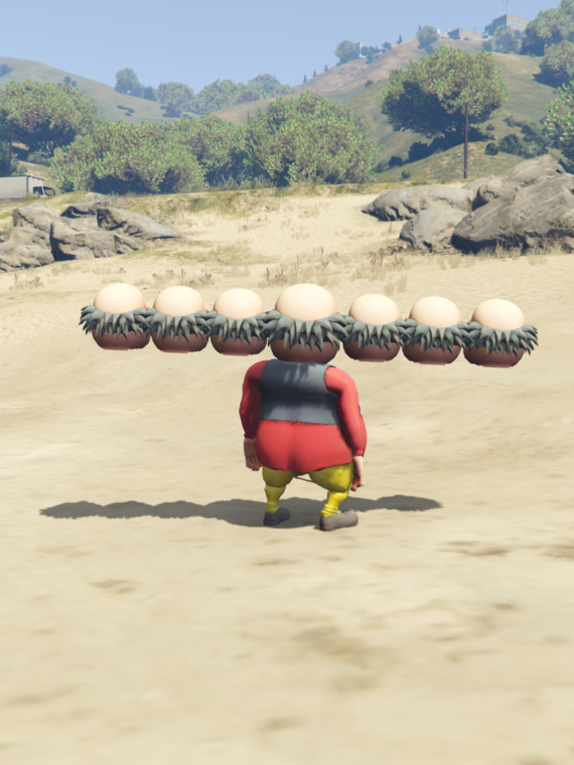 GTA 5 Mods Monster MOTU [Addon Ped]