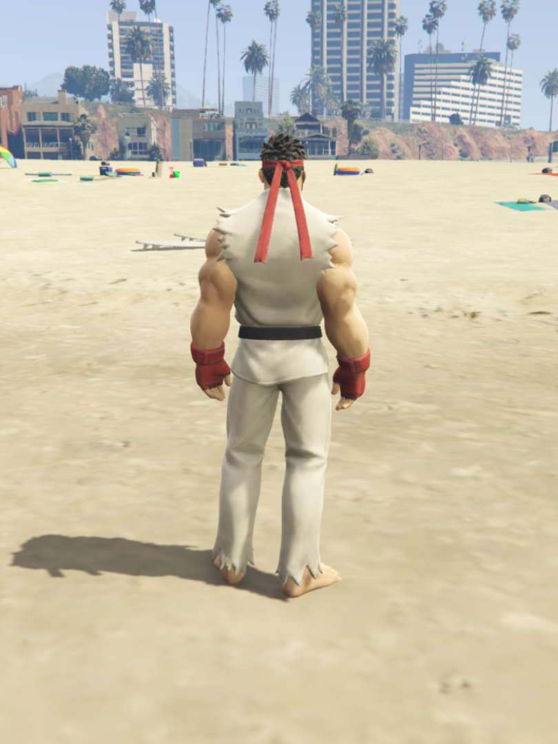 GTA 5 Mods Ryu  [ADD-ON-PED]
