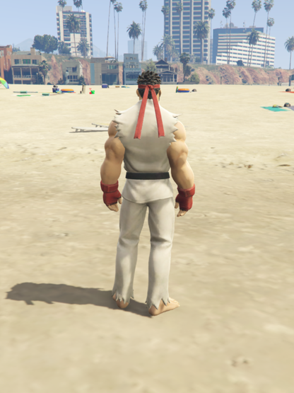 GTA 5 Mods Ryu  [ADD-ON-PED]