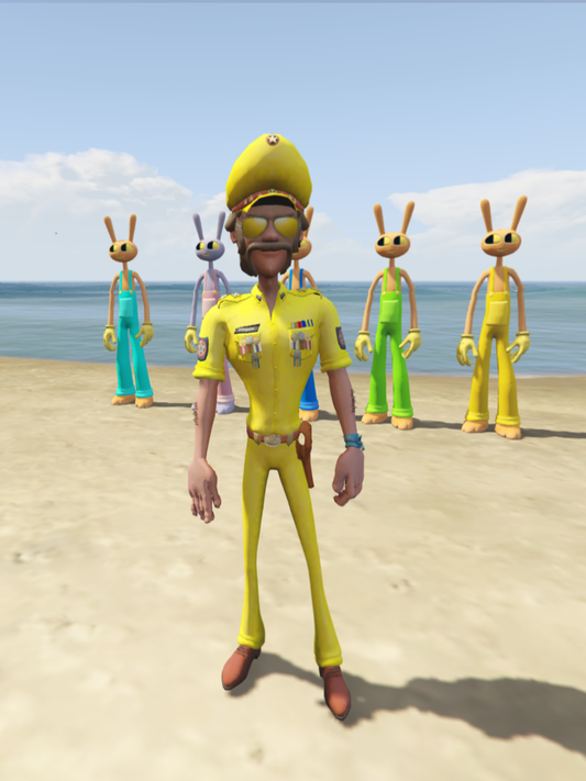 GTA 5 Mods CHINGAM SR Yellow [Addon Ped]