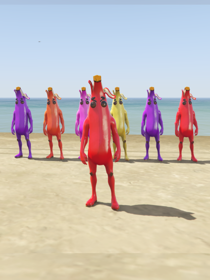 GTA 5 Mods Color Full Banana Addon ped