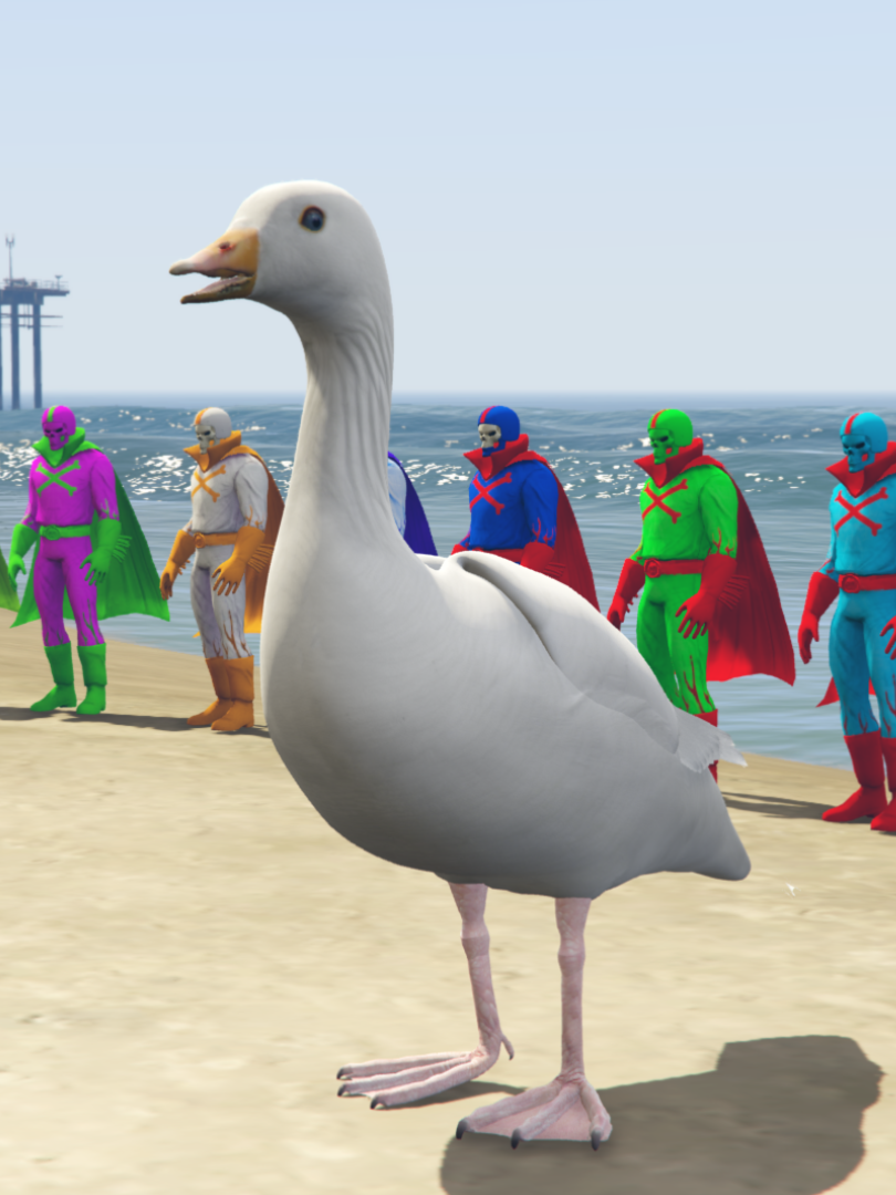 GTA 5 Mods Duck  [ADD-ON-PED]