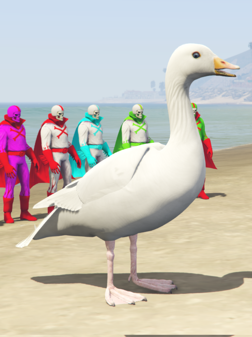 GTA 5 Mods Duck  [ADD-ON-PED]