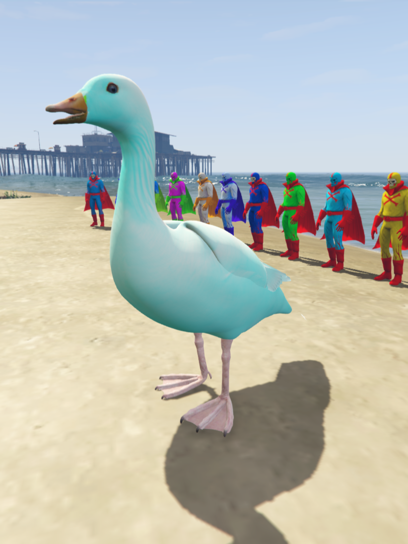 GTA 5 Mods Duck Hafi [ADD-ON-PED]