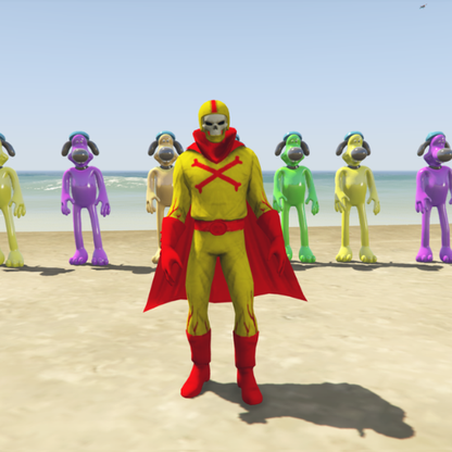 GTA 5 Mods Ghost Rider secret Wars RYW Addon Ped