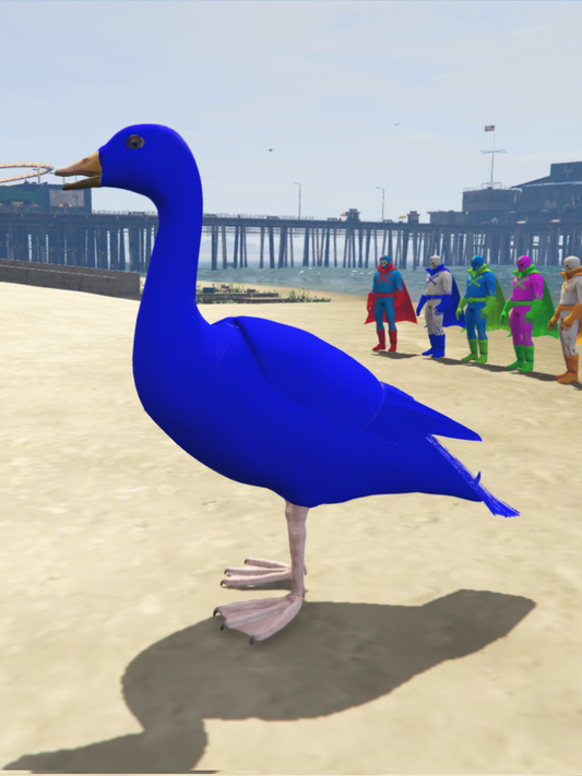 GTA 5 Mods Duck Blue  [ADD-ON-PED]