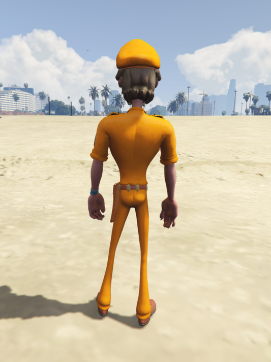 GTA 5 Mods CHINGAM SR Orange [Addon Ped]