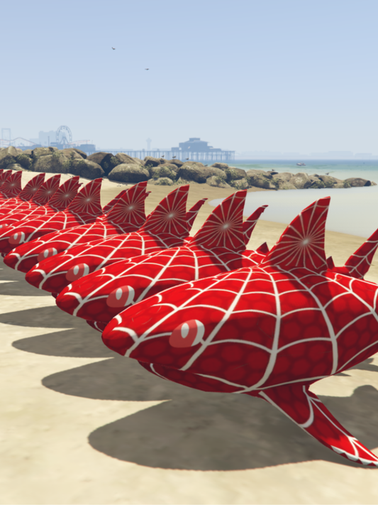 GTA 5 Mods Tiger shark Spider Addon Prop