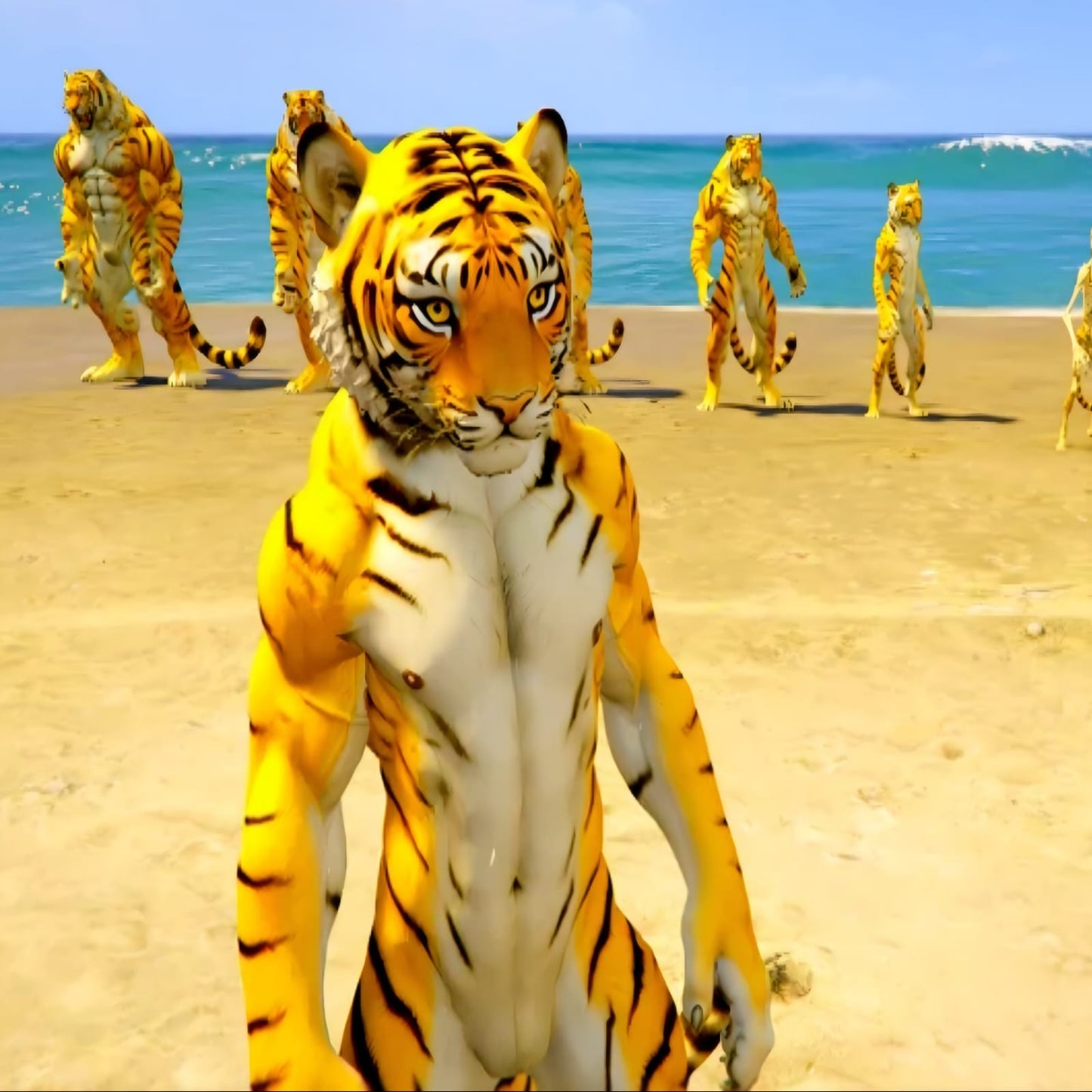 Warrior Tiger [Add-on Peds]