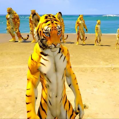 Warrior Tiger [Add-on Peds]