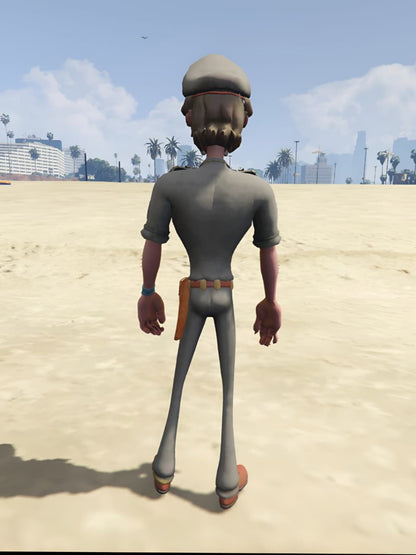 GTA 5 Mod Haif Black CHINGAM SR [Addon Ped]