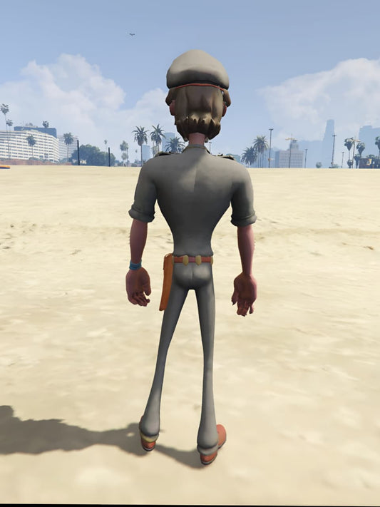 GTA 5 Mod Haif Black CHINGAM SR [Addon Ped]
