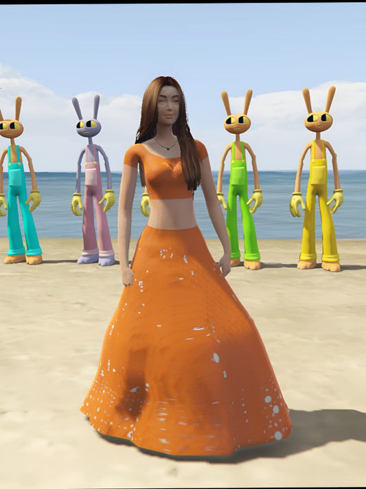 GTA 5 Mods Indian Girl Oreng [Addon Ped]