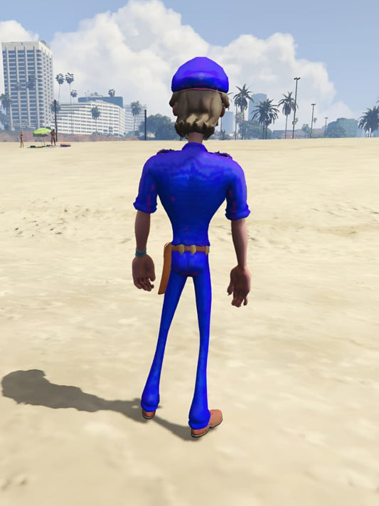 GTA 5 Mods CHINGAM SR Blue [Addon Ped]