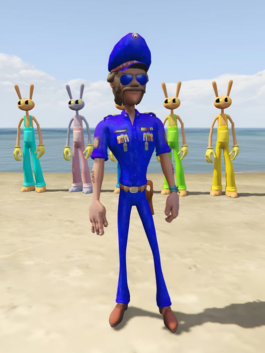 GTA 5 Mods CHINGAM SR Blue [Addon Ped]