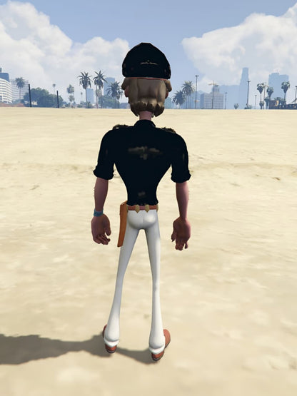 GTA 5 Mods CHINGAM SR Black & White [Addon Ped]