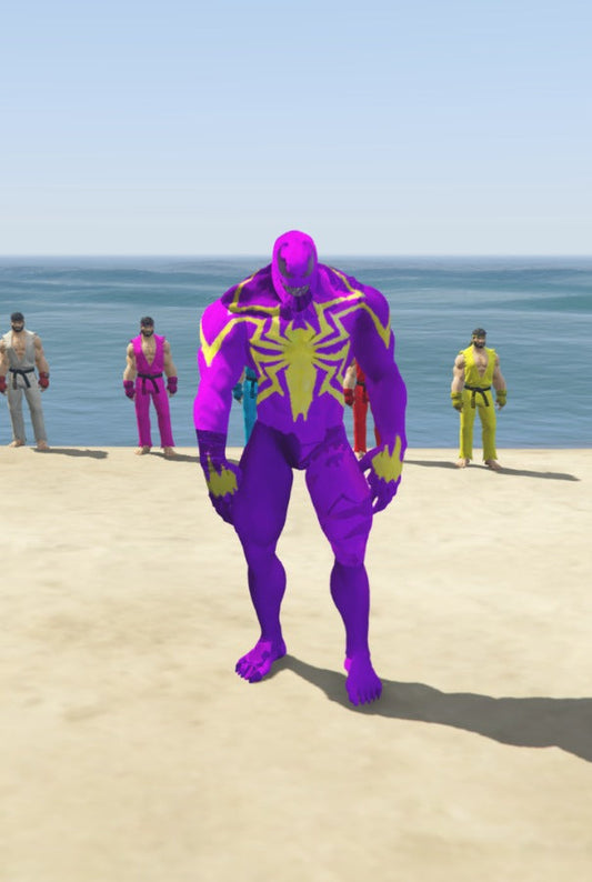 GTA 5 Mod Purpal Venom [Addon Ped]