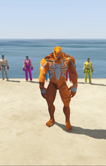 GTA 5 Mod Orenge Venom  [Addon Ped]