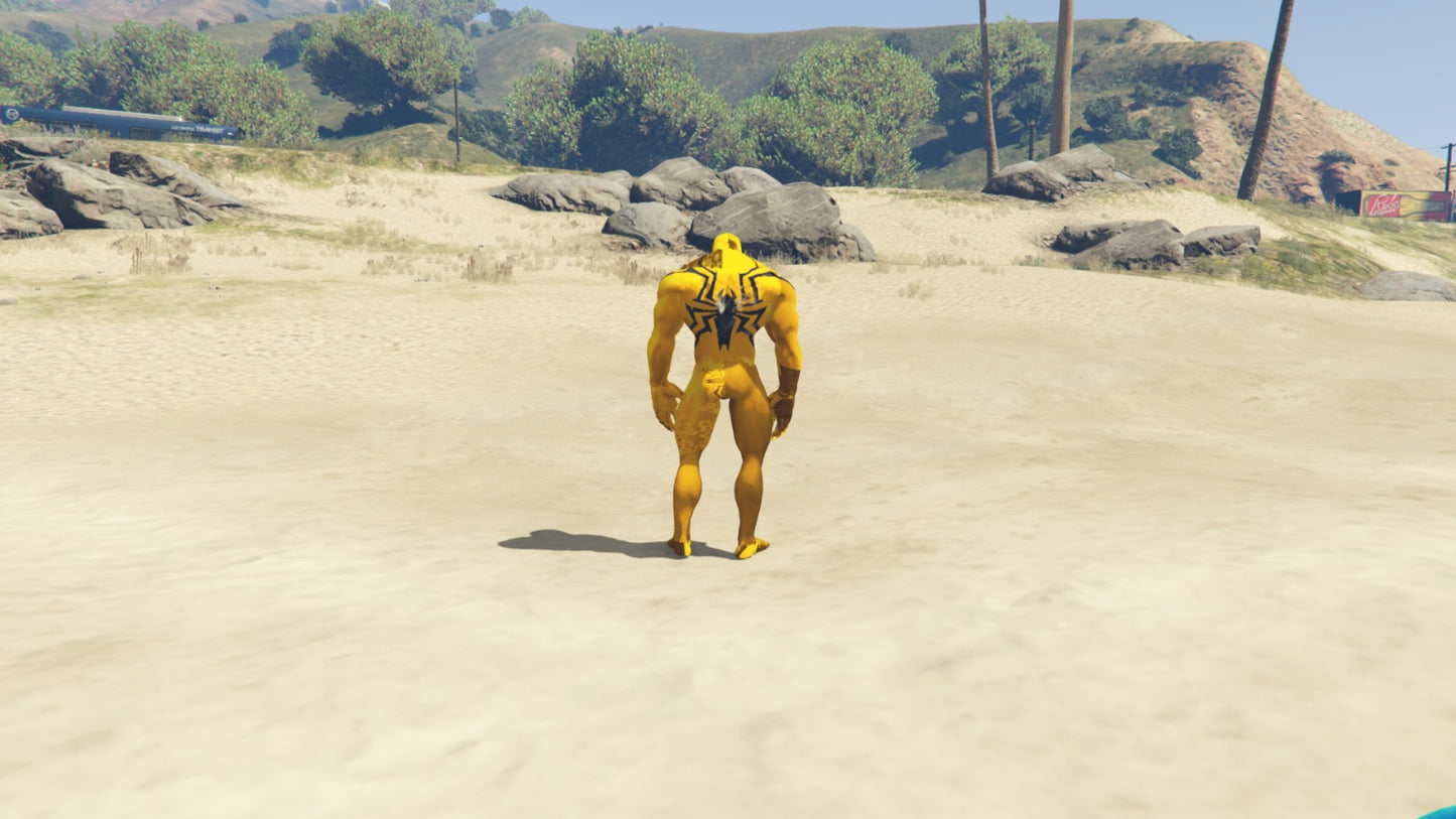GTA 5 Mod Orenge Venom  [Addon Ped]