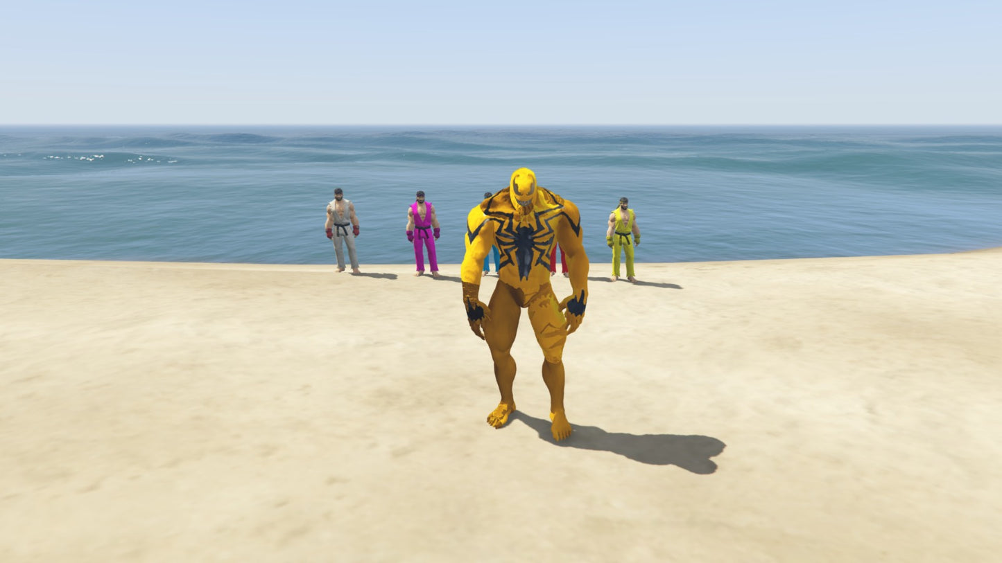 GTA 5 Mod Orenge Venom  [Addon Ped]
