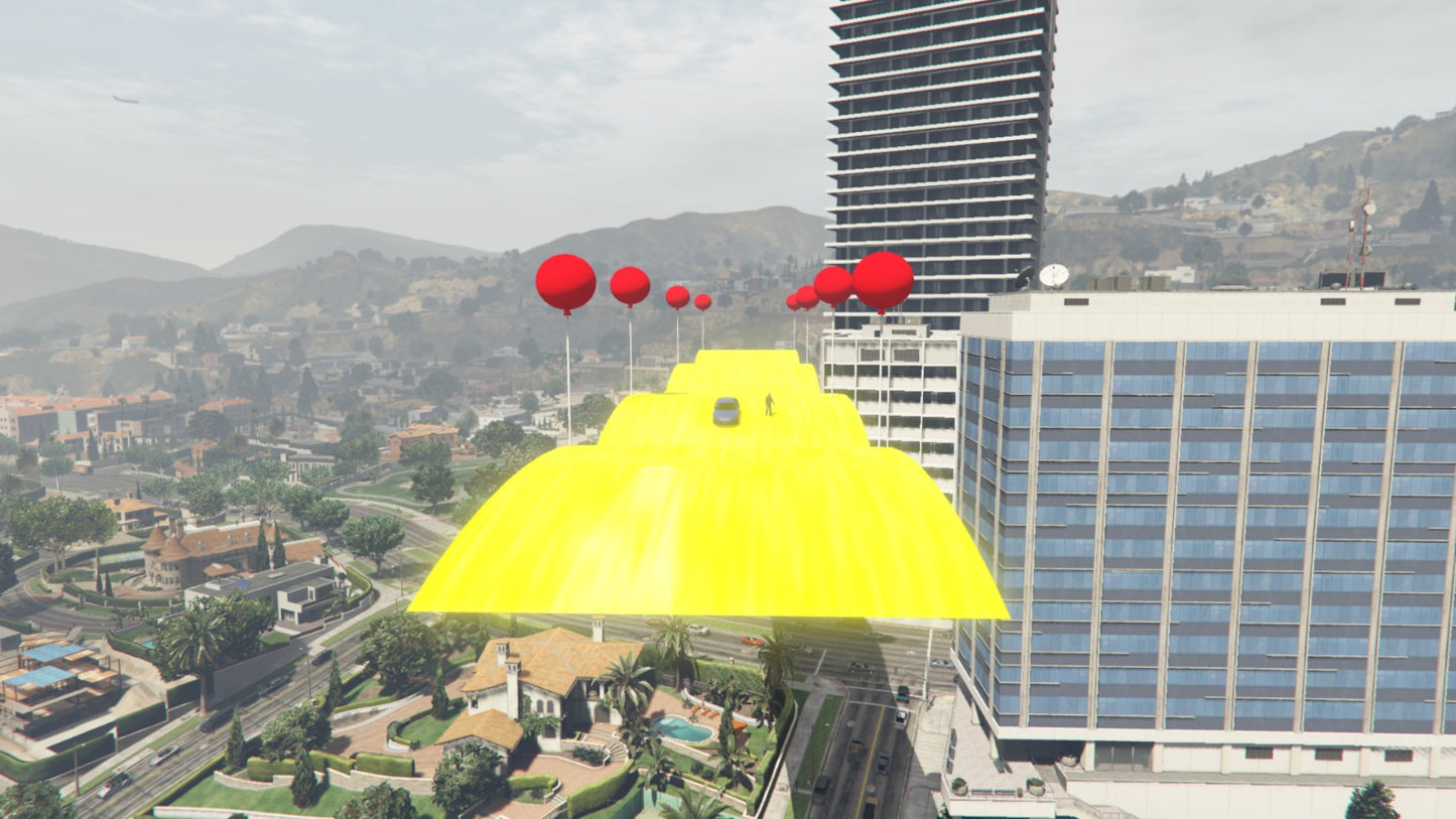 GTA 5 Mod Big Yellow Bridge [Addon Prop]