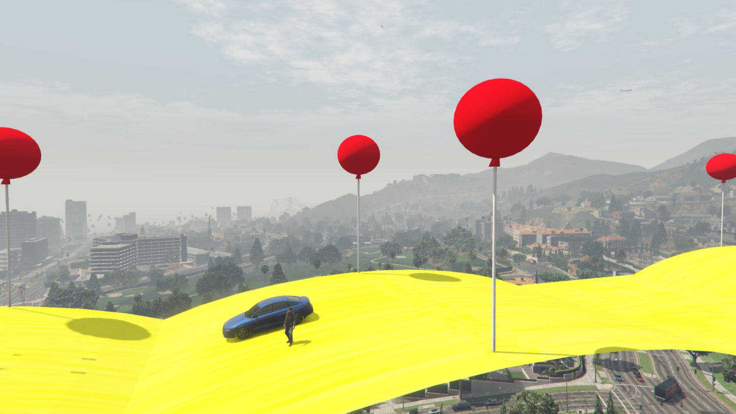 GTA 5 Mod Big Yellow Bridge [Addon Prop]