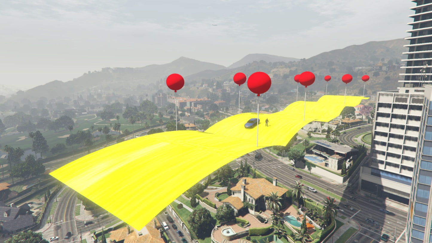 GTA 5 Mod Big Yellow Bridge [Addon Prop]