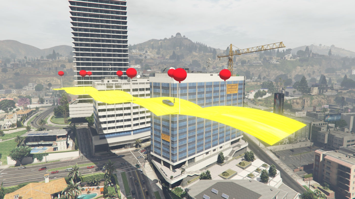 GTA 5 Mod Big Yellow Bridge [Addon Prop]