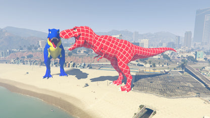 GTA 5 Mod Big Dino [Addon Prop]