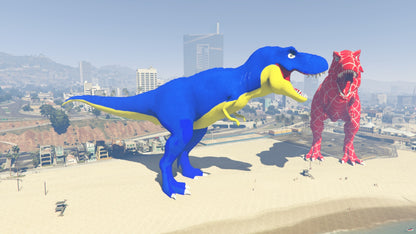 GTA 5 Mod Big Dino [Addon Prop]