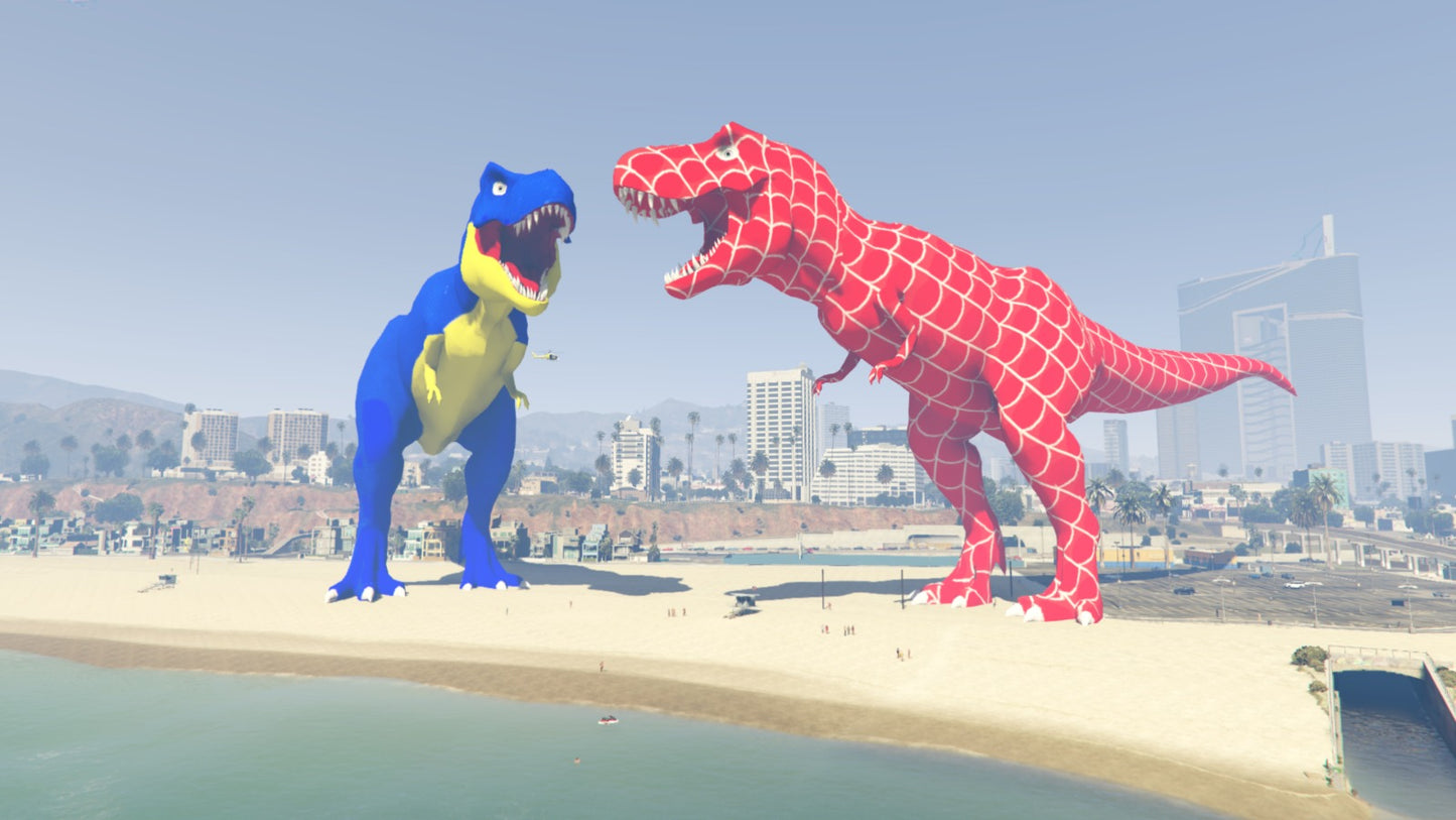 GTA 5 Mod Big Dino [Addon Prop]