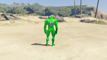 GTA 5 Green Venom MOD [Addon Ped]