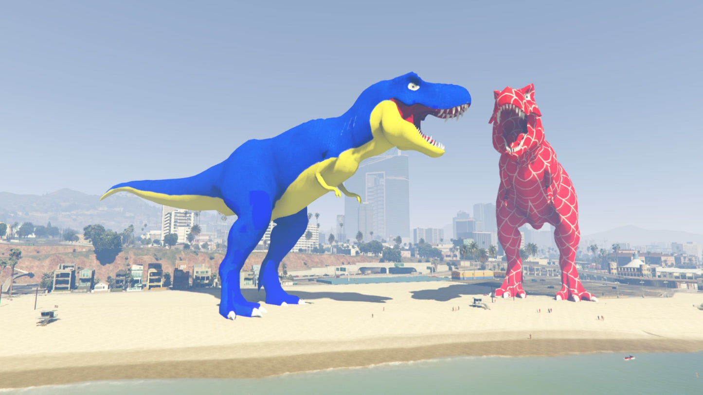 GTA 5 Mod Big Dino [Addon Prop]