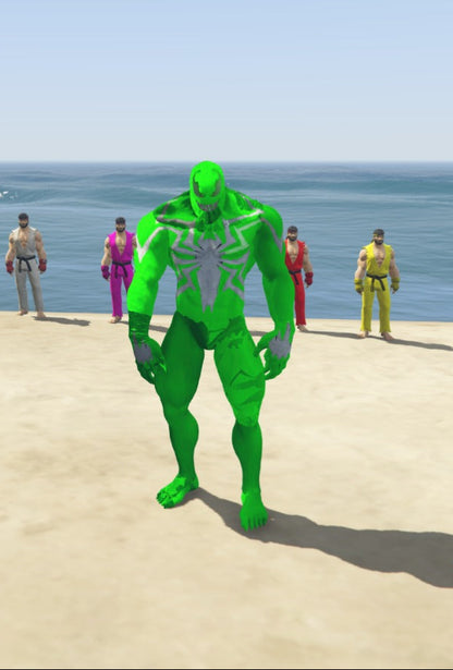 GTA 5 Green Venom MOD [Addon Ped]