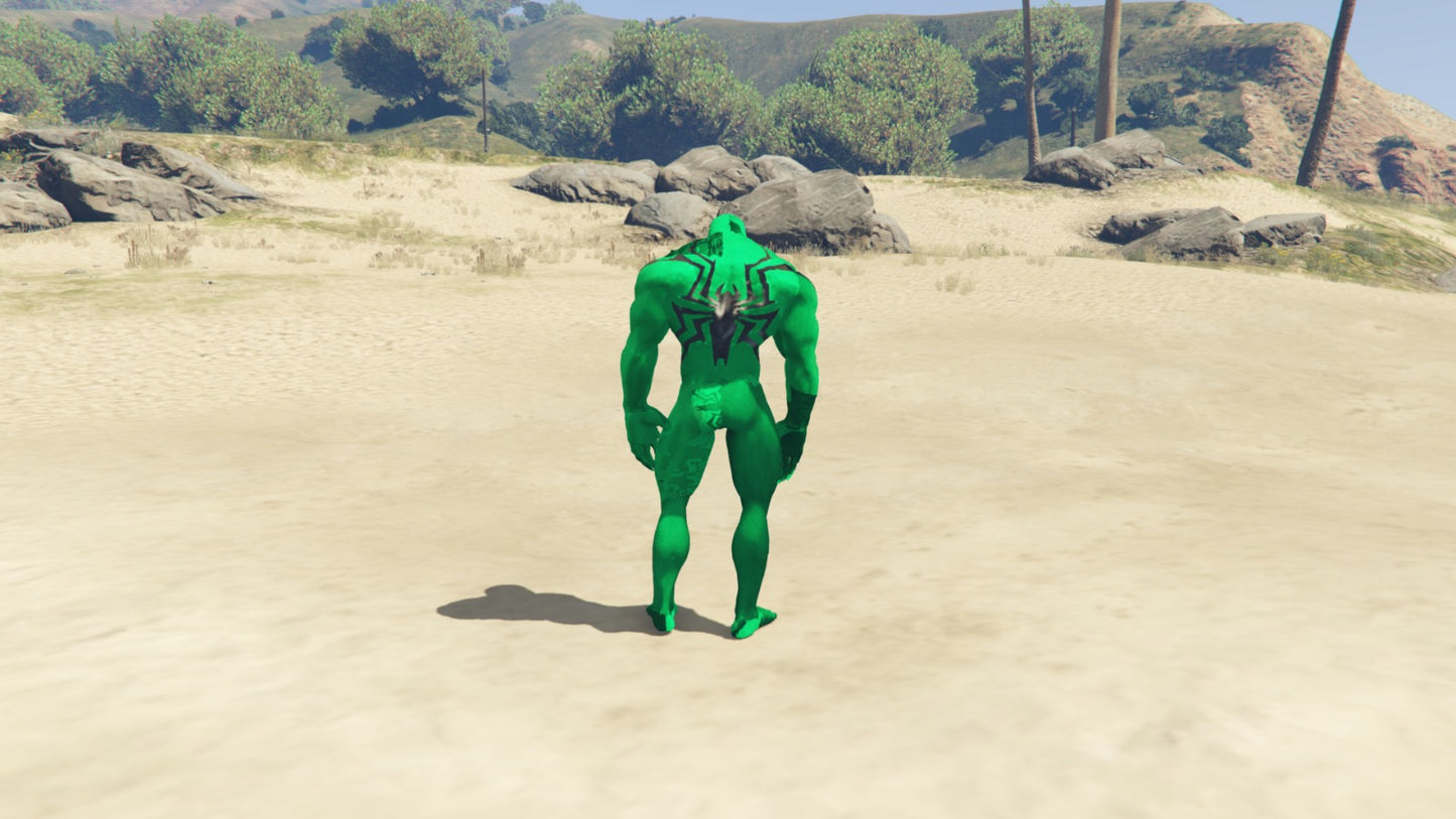 GTA 5 Green Venom MOD [Addon Ped]
