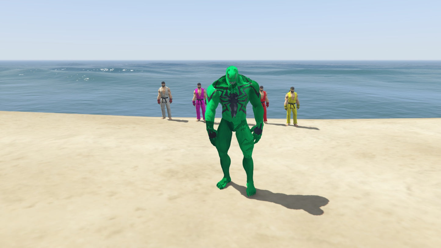 GTA 5 Green Venom MOD [Addon Ped]