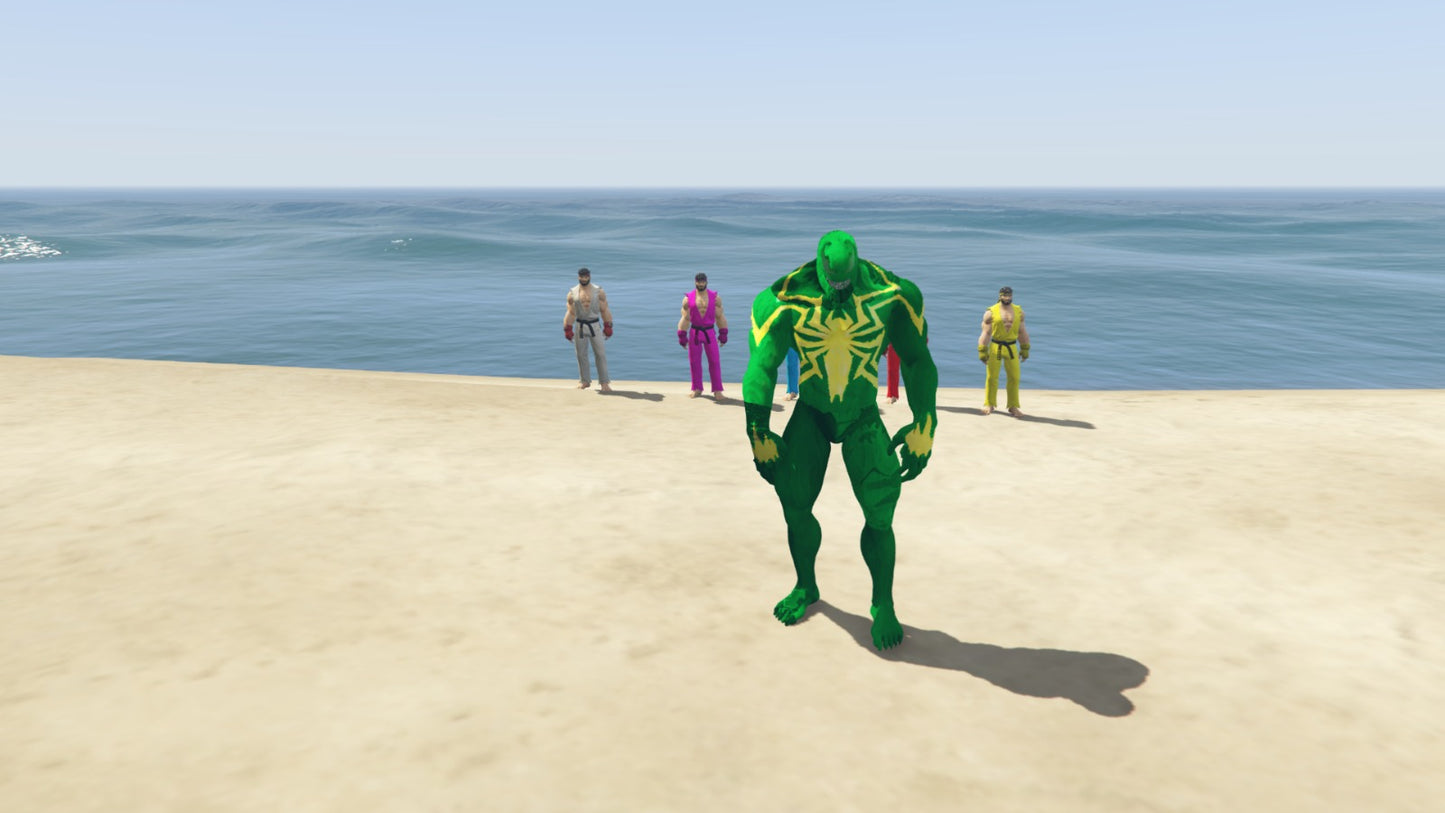 GTA 5 Green Venom MOD [Addon Ped]