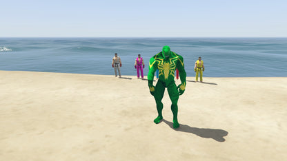 GTA 5 Green Venom MOD [Addon Ped]