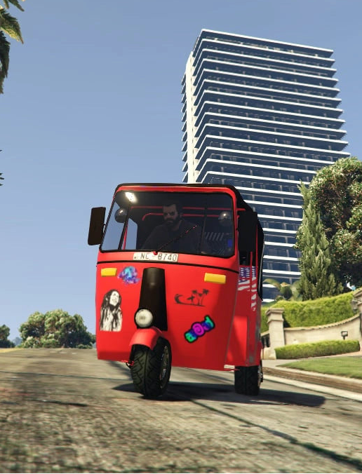 GTA 5 Mods Sri Lankan 3 Wheeler Tuk Tuk