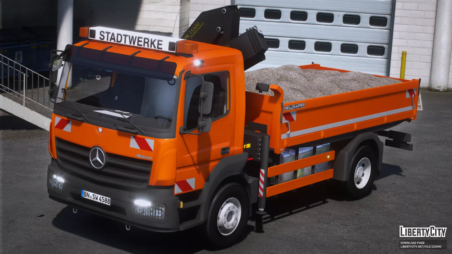 GTA 5 Mod Mercedes Benz Atego [Add-on]