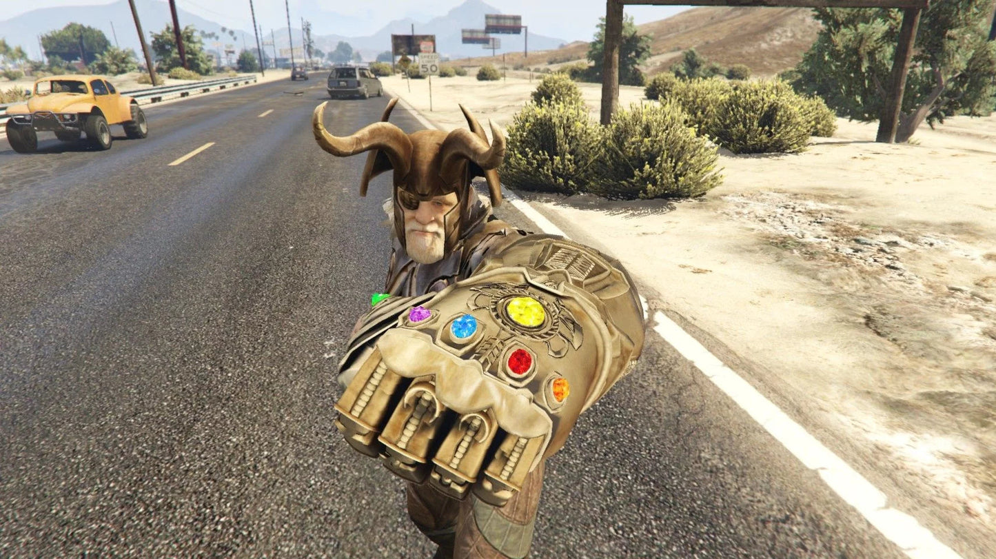 GTA 5 Mod Infinity Gauntlet for Everyone [WEAPON]