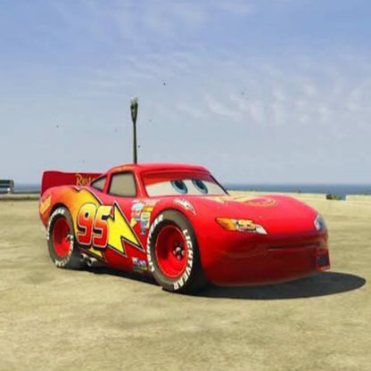 Lightning McQueen with Animated Eye [Add-On]